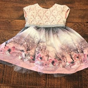 NEXT toddler Easter dress with bunnies